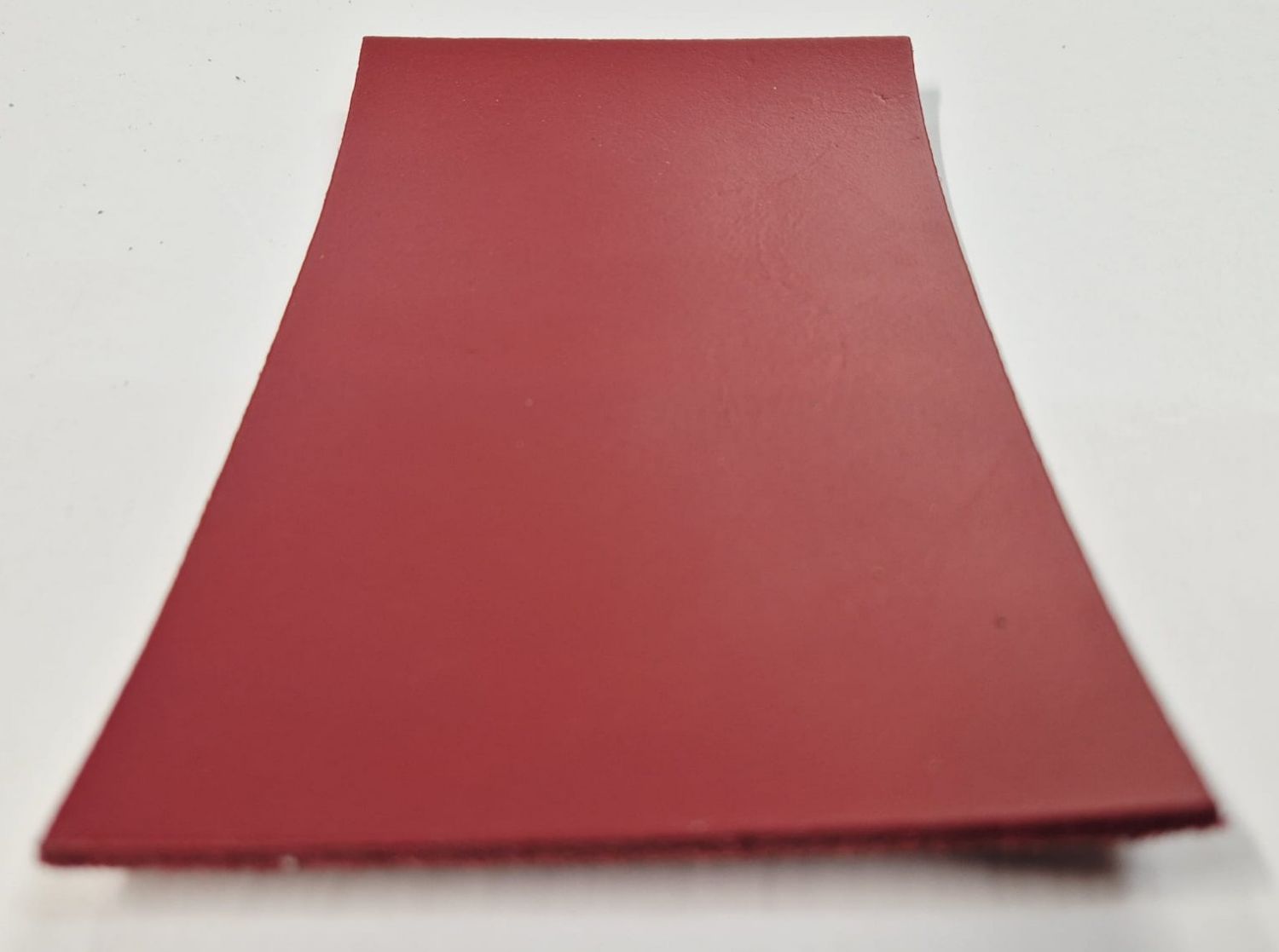 Leather Rectangle - 3 Sizes & Various Colours (88mm x 142mm / Wine Red)